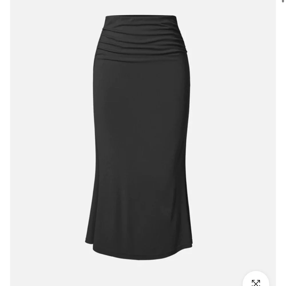 OGL Eco-SkinKiss® Ruched Side Mermaid Maxi Skirt - Picture 1 of 6